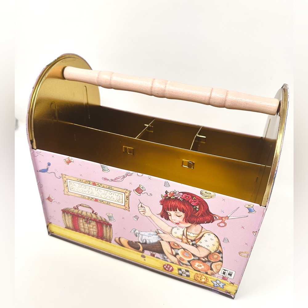 Mary Engelbreit Tinware Caddy for crafts sewing tools or other home organization